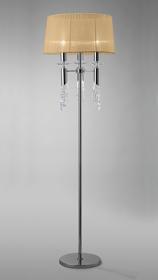 M3869/SBS  Tiffany Crystal 175cm Floor Lamp 3+3 Light